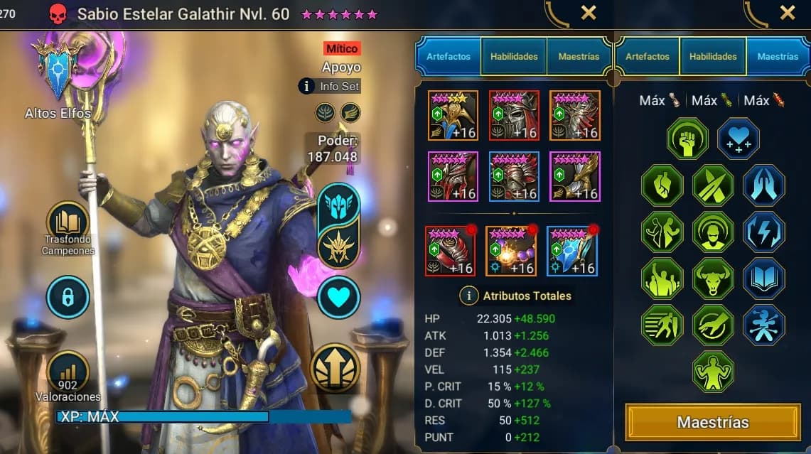 Equipo Sabio Estelar Galathir