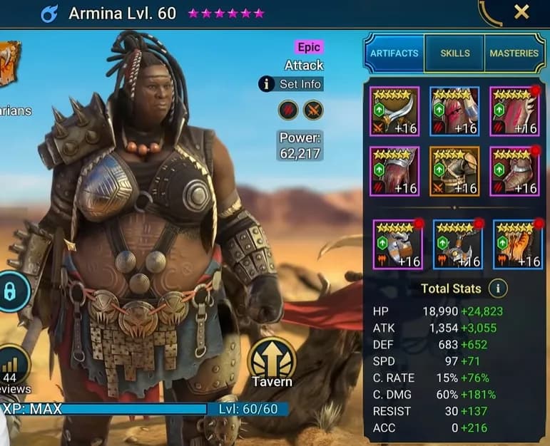 Equipo de Armina